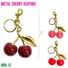 TO-CHERRYKEYRING - Metal Cherry Keyrings