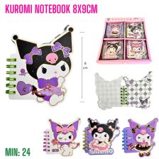 ST-NOTEKURO89 - Kuromi Notebook 8x9cm