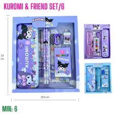 ST-STATIONARY6 - Kuromi & Friend Set/6