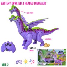 RC-839 - Remote Controlled 3 Headed Dinosaur